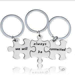 🥂We Will Always Be Connected Keychain Set🥂
